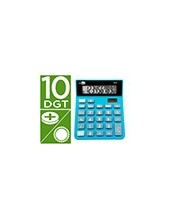 CALCULADORA  XF21 10D.SOLAR PILAS AZ. 127X105X24MM 2