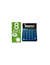 CALCULADORA  XF17 8D.SOLAR PILAS AZ. 127X105X24MM 2