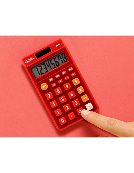 CALCULADORA  BOLSILLO XF11 8D.SOLAR PILAS RJ. 115X65X8MM CALCULADORA  BOLSILLO XF11 8D.SOLAR PILAS RJ. 115X65X8MM
