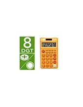 CALCULADORA  BOLSILLO XF10 8D.SOLAR PILAS NJ. 115X65X8MM 2