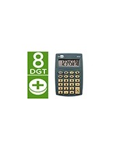 CALCULADORA  BOLSILLO XF03 8D.PILAS GRIS 99X64X9MM 2