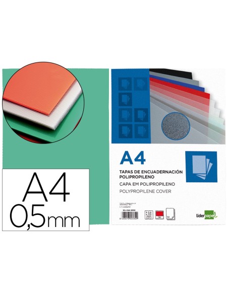 TAPA ENCUADERNACION PP.A4 0.5MM VE. TRANS.PQ.DE 100 UD. TAPA ENCUADERNACION PP.A4 0.5MM VE. TRANS.PQ.DE 100 UD.