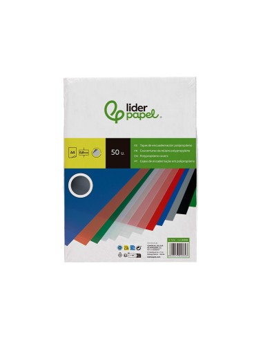 TAPA ENCUADERNACION PP DIN A4 TPTE.-ESPESOR 0,8 MM PACK 50U**22534 TAPA ENCUADERNACION PP DIN A4 TPTE.-ESPESOR 0,8 MM PACK 50U**22534