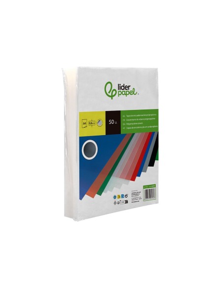 TAPA ENCUADERNACION PP DIN A4 TPTE.-ESPESOR 0,8 MM PACK 50U**22534 TAPA ENCUADERNACION PP DIN A4 TPTE.-ESPESOR 0,8 MM PACK 50U**22534