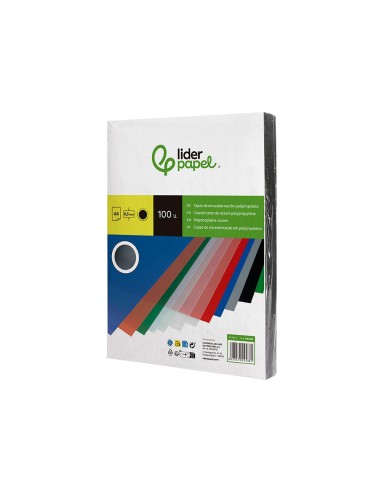 TAPA ENCUADERNACION PP DIN A4 NEGRA ESPESOR 0,5 MM PACK 100UD**22538 TAPA ENCUADERNACION PP DIN A4 NEGRA ESPESOR 0,5 MM PACK 100UD**22538