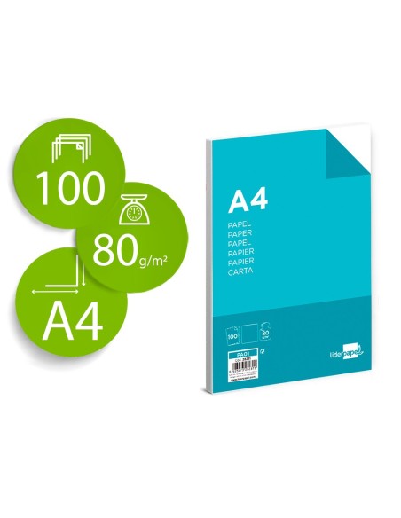 PAPEL MINI DIN A4 80 GR PAQUETE 100 H.LISO PAPEL MINI DIN A4 80 GR PAQUETE 100 H.LISO