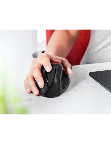 RATON Q-CON.OPTICO INALAMBRICO ERGONOMICO VERT.DPI 800/1200/1600 NG