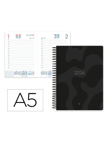 AGENDA ESP. SYROS 150X210MM 2026 DIA PAGINA NG.PAPEL 60GR.FSC