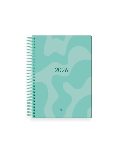 AGENDA ESP. SYROS 150X210MM 2026 DIA PAGINA TURQ.PAPEL 60GR.FSC AGENDA ESP. SYROS 150X210MM 2026 DIA PAGINA TURQ.PAPEL 60GR.FSC