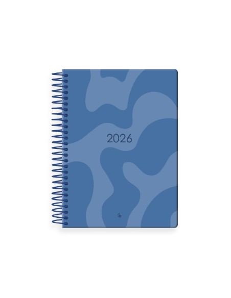 AGENDA ESP. SYROS 150X210MM 2026 DIA PAGINA AZ. PAPEL 60GR.FSC