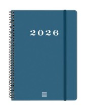 AGENDA FINOCAM ESPIRALMY E10 15X21 S/V AZ. APAISADA