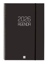 AGENDA FINOCAM ESPIRAL.OPAQUE E40 210X297 S/V NG. APAISADO