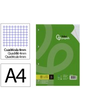 RECAMBIO  A4 100H. 75GR 4MM MARGEN4 TAL.** RF18