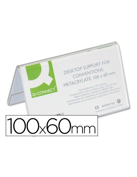 IDENTIFICADORES SOBREM.Q-CON.METACRILATO TAMAÑO 100X60 MM REF.5729