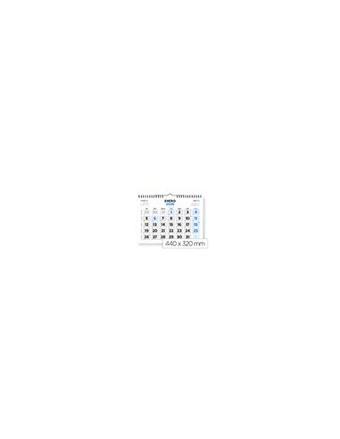 CALENDARIO ESP.PARED  CLASICO 2026 NUMEROS GRANDES 44X32 CM PAPEL