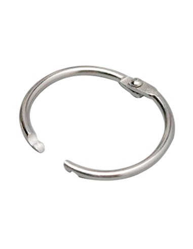 ANILLAS BISAGRA NIQUELADAS N.1 DIAMETRO 20 MM CAJA 20 ANILLAS