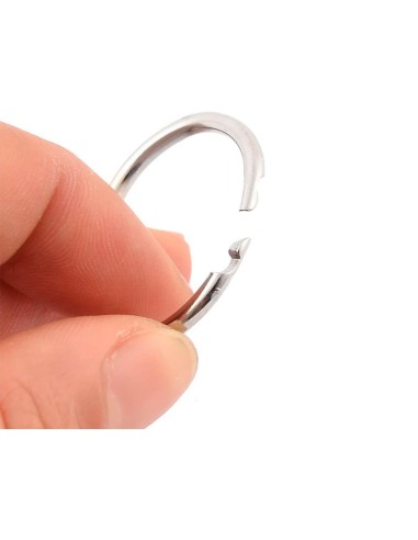 ANILLAS BISAGRA NIQUELADAS N.1 DIAMETRO 20 MM CAJA 20 ANILLAS