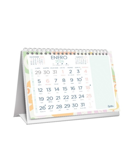 CALENDARIO ESP.TRIANGULAR  SERIE JOVEN 2026 18X14 CM PAPEL 128GR ADH