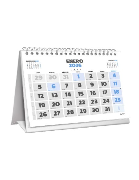CALENDARIO ESP.TRIANGULAR  SERIE CLASICO 2026 14X15 CM PAPEL 128 GR