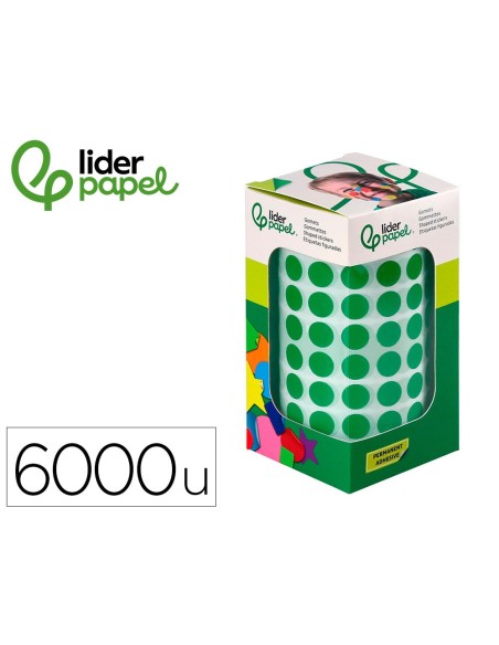 GOMETS AUTOADHESIVO CIRCULOS 10,5MM VE. ROLLO 6000 UD.EN CAJA CARTON GOMETS AUTOADHESIVO CIRCULOS 10,5MM VE. ROLLO 6000 UD.EN CAJA CARTON