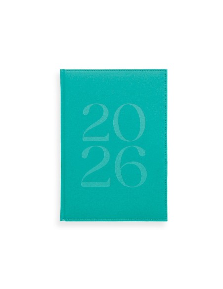 AGENDA ENCUADERNADA  CRETA 170X240MM 2026 D/P TURQ.PAPEL 70GR.FSC AGENDA ENCUADERNADA  CRETA 170X240MM 2026 D/P TURQ.PAPEL 70GR.FSC
