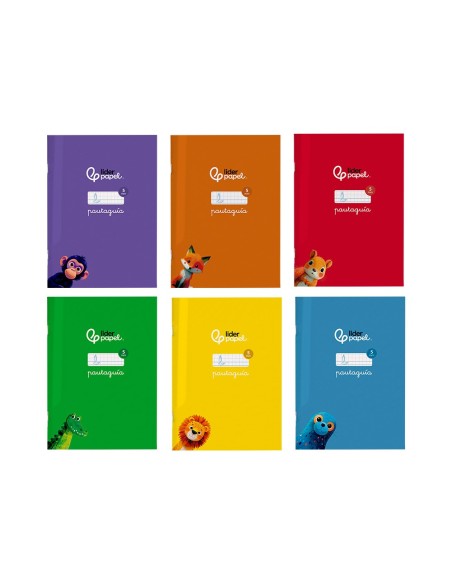 CUADERNO LIDERPAPEL A4 PAUTAGUIA T.CARTONCILLO 32H 70GR. 4MM