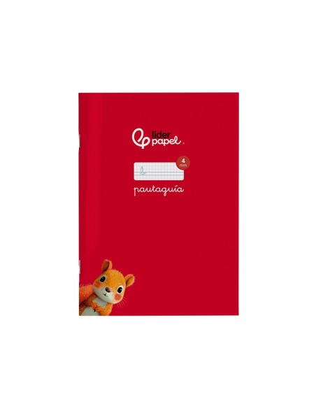 CUADERNO LIDERPAPEL A4 PAUTAGUIA T.CARTONCILLO 32H 70GR. 4MM