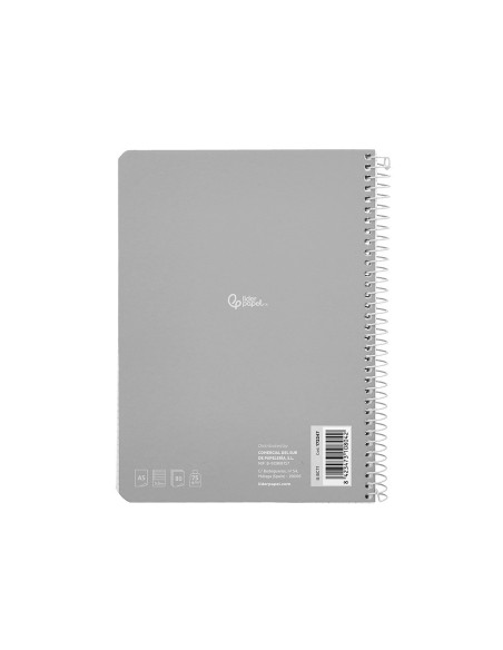 CUADERNO ESP. SMART A5 T.BLANDA PAUTA 3.5MM 80H. 60GR. SURT. CUADERNO ESP. SMART A5 T.BLANDA PAUTA 3.5MM 80H. 60GR. SURT.