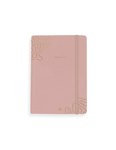 AGENDA ENCUADERNADA  EFIRA A5 2026 D/P ROSA NUDE2 PAPEL 70GR.FSC