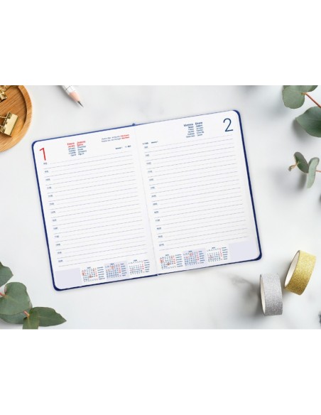 AGENDA ENCUADERNADA  EFIRA A5 2026 D/P ROSA NUDE2 PAPEL 70GR.FSC