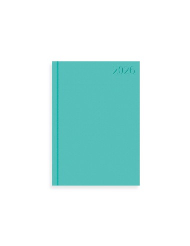 AGENDA ENCUADERNADA  CORFU A5 2026 D/P  VE. MENTA PAPEL 60GR.FSC