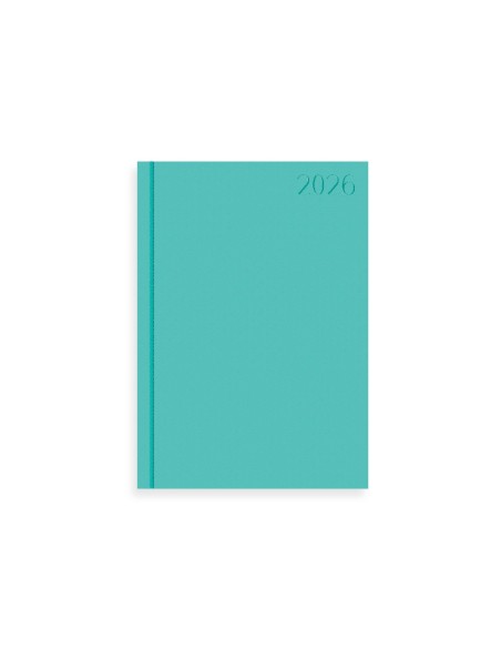 AGENDA ENCUADERNADA  CORFU A5 2026 D/P  VE. MENTA PAPEL 60GR.FSC