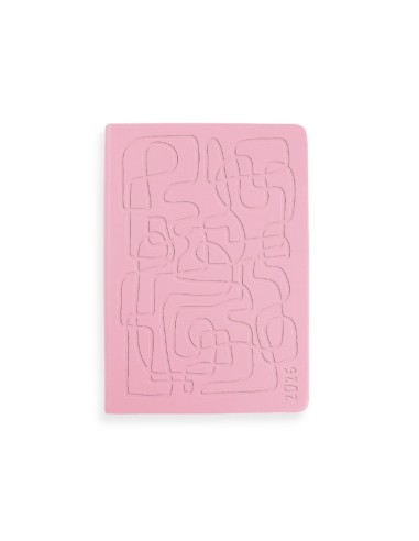 AGENDA ENCUADERNADA  ICARIA A5 2026 DIA PAGINA ROSA PAPEL 70GR.FSC