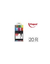 ROTULADOR MAPED PUNTA METAL GRAPH PEPS FINE LINER ESTUCHE 20 COL.SURT 2