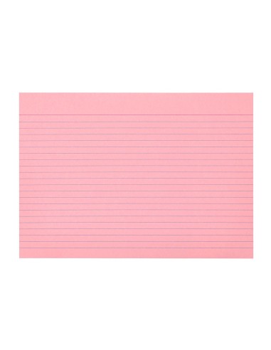 TARJETA ESTUDIAR RAYADA CARTULINA 170 GR/M2 160X220MM PQ.DE 200 UD.