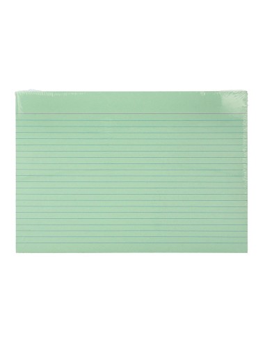 TARJETA ESTUDIAR RAYADA CARTULINA 170 GR/M2 160X220MM PQ.DE 200 UD.