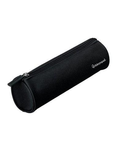 ESTUCHE PORTATODO LIDERPAPEL CLASSIC CILINDRICO ANCHO 210X70MM NEGRO