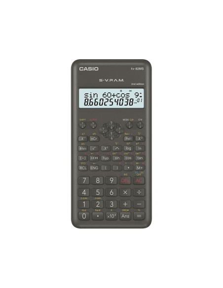 CALCULADORA CASIO FX-82 MS -CIENTIFICA -240 FUNCIONES -DOBLE PANTALLA