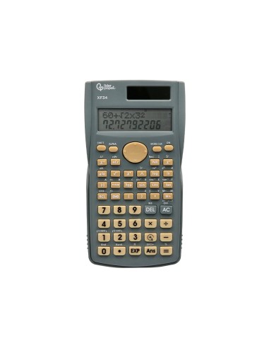 CALCULADORA  CIENTIFICA XF34 12D.240 FUN T.SOLAR PILAS GRIS 156X85X20