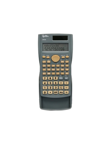 CALCULADORA  CIENTIFICA XF34 12D.240 FUN T.SOLAR PILAS GRIS 156X85X20