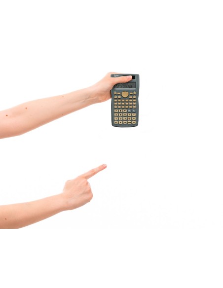 CALCULADORA  CIENTIFICA XF34 12D.240 FUN T.SOLAR PILAS GRIS 156X85X20