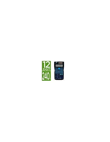 CALCULADORA  CIENTIFICA XF32 12D.240 FUNC T.SOLAR PILAS AZ. 156X85X20