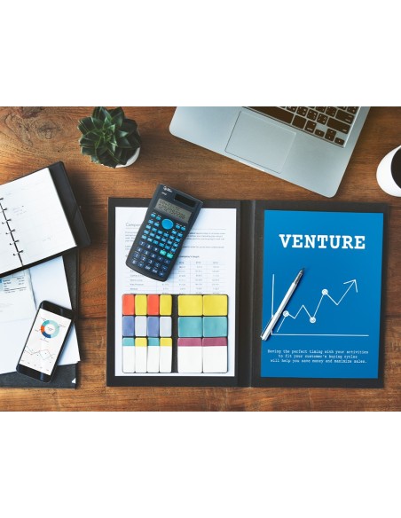 CALCULADORA  CIENTIFICA XF32 12D.240 FUNC T.SOLAR PILAS AZ. 156X85X20