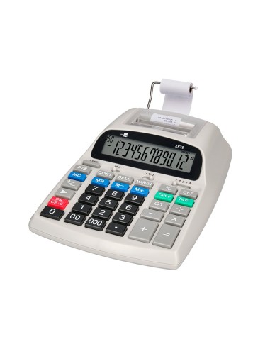 CALCULADORA  PANTALLA PAPEL 57MM 12D.IMPRES BICOLOR BL.225X158X56MM