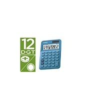 CALCULADORA CASIO MS-20UC-BU SOBREMESA 12 DIGITOS TAX +/- COLOR AZ. 2