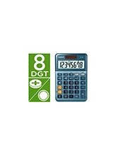 CALCULADORA CASIO MS-80E 8D.TX +/- TECLA DOBLE CERO AZ. 2