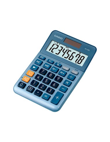 CALCULADORA CASIO MS-80E 8D.TX +/- TECLA DOBLE CERO AZ.