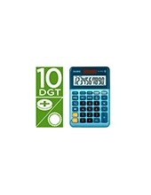 CALCULADORA CASIO MS-100EM 10D.TX +/- TECLA DOBLE CERO AZ. 2