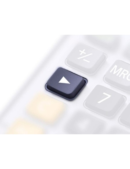 CALCULADORA CASIO MS-100EM 10D.TX +/- TECLA DOBLE CERO AZ.