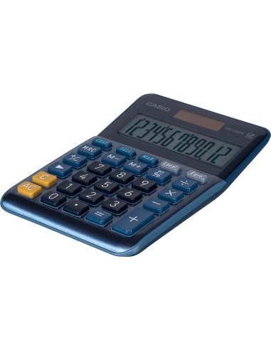 CALCULADORA CASIO MS-120EM 12D.TX +/- TECLA DOBLE CERO AZ.